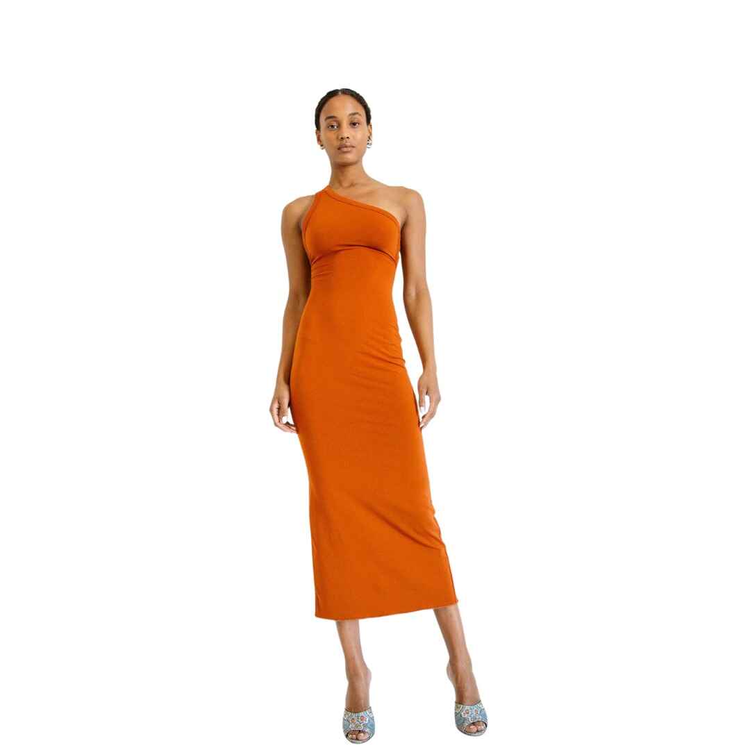 AVALON DRESS RUST