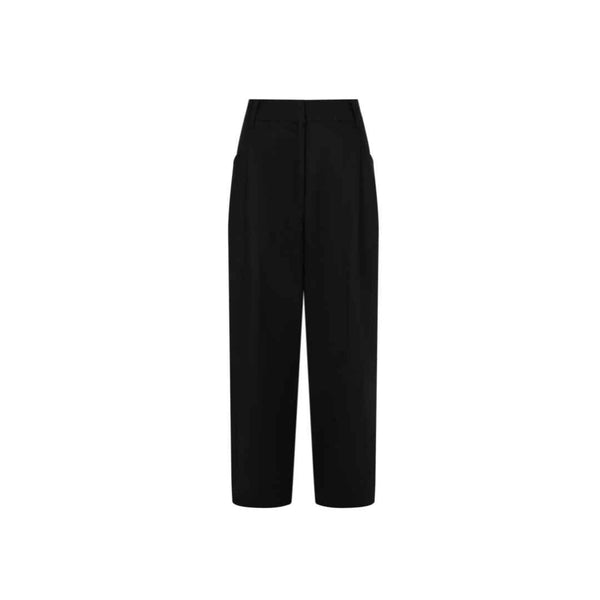 BLACK LINEN TROUSERS