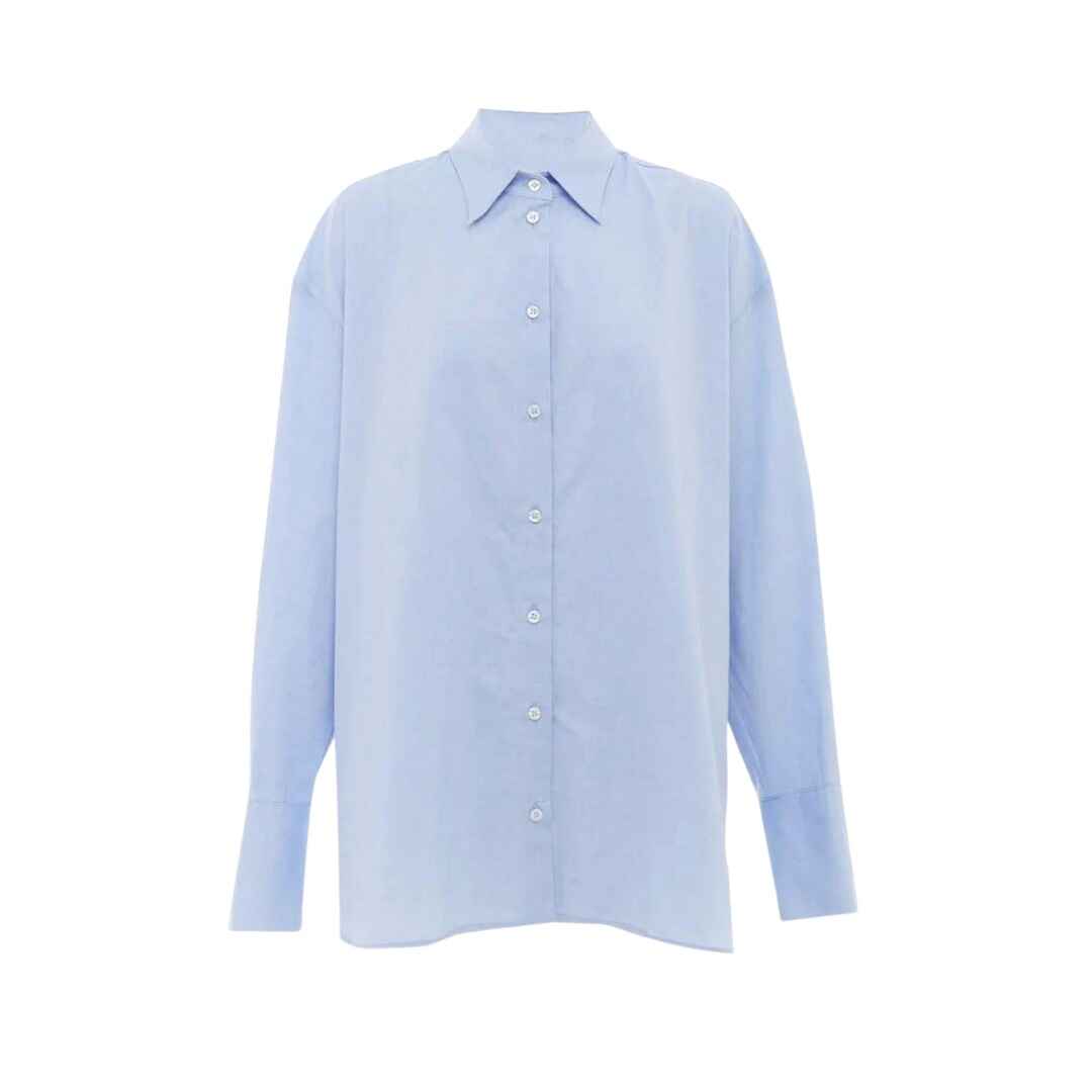 CLASSIC COTTON SHIRT BLUE