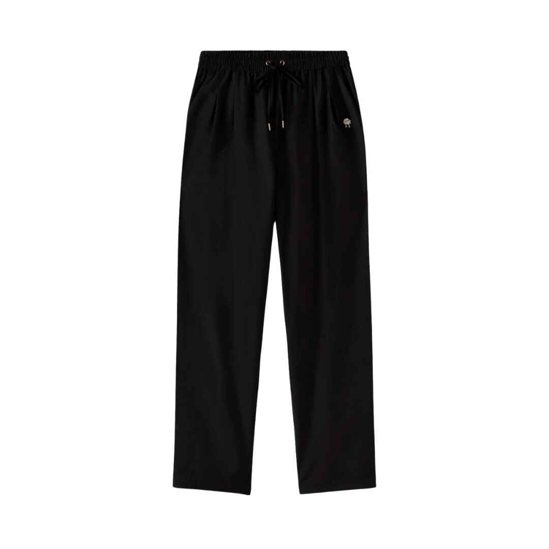 COTTON SILK SLOUCH PANTS