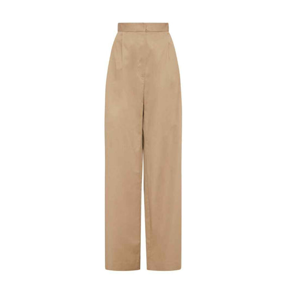 COTTON TWILL PANT BEIGE