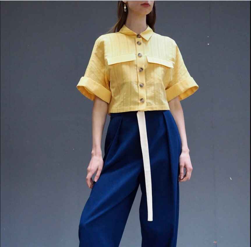 CROP UTILITY SHIRT