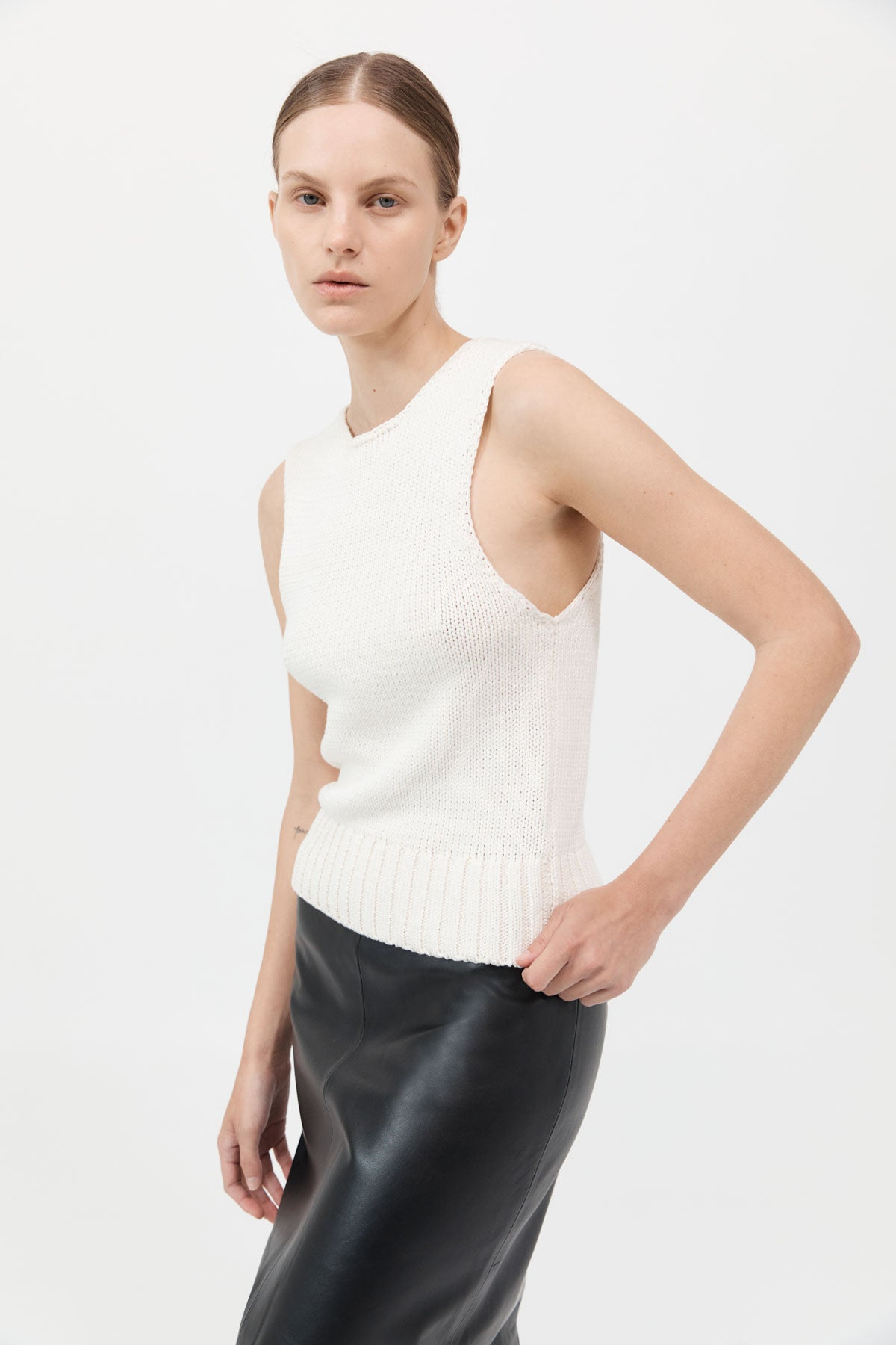 Linen Silk Blend Tank