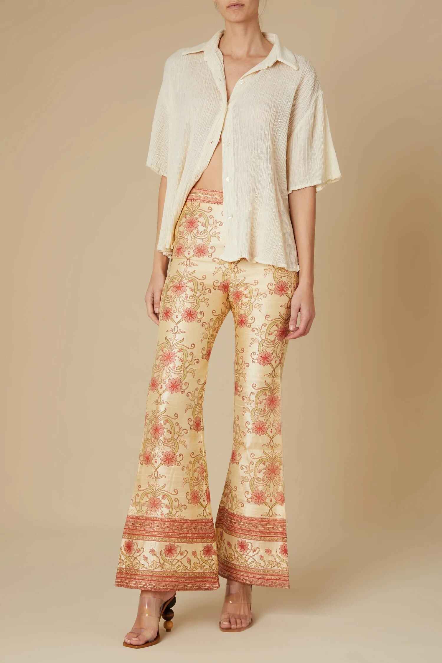 MAVEN BUTTON-UP CREAM