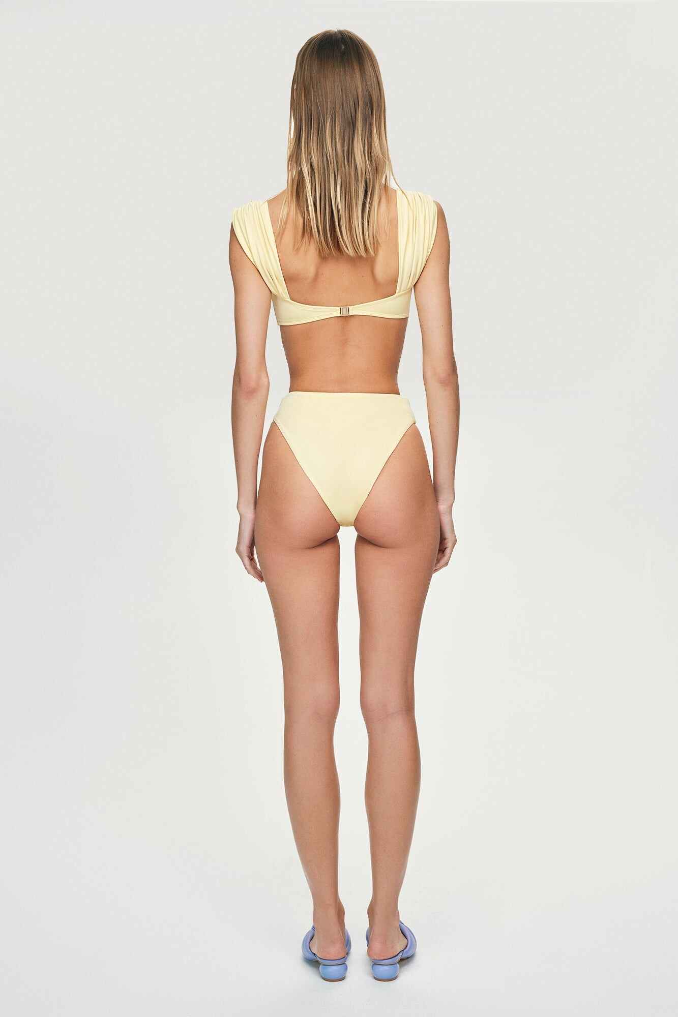 MIRA PLEATED BIKINI BOTTOM