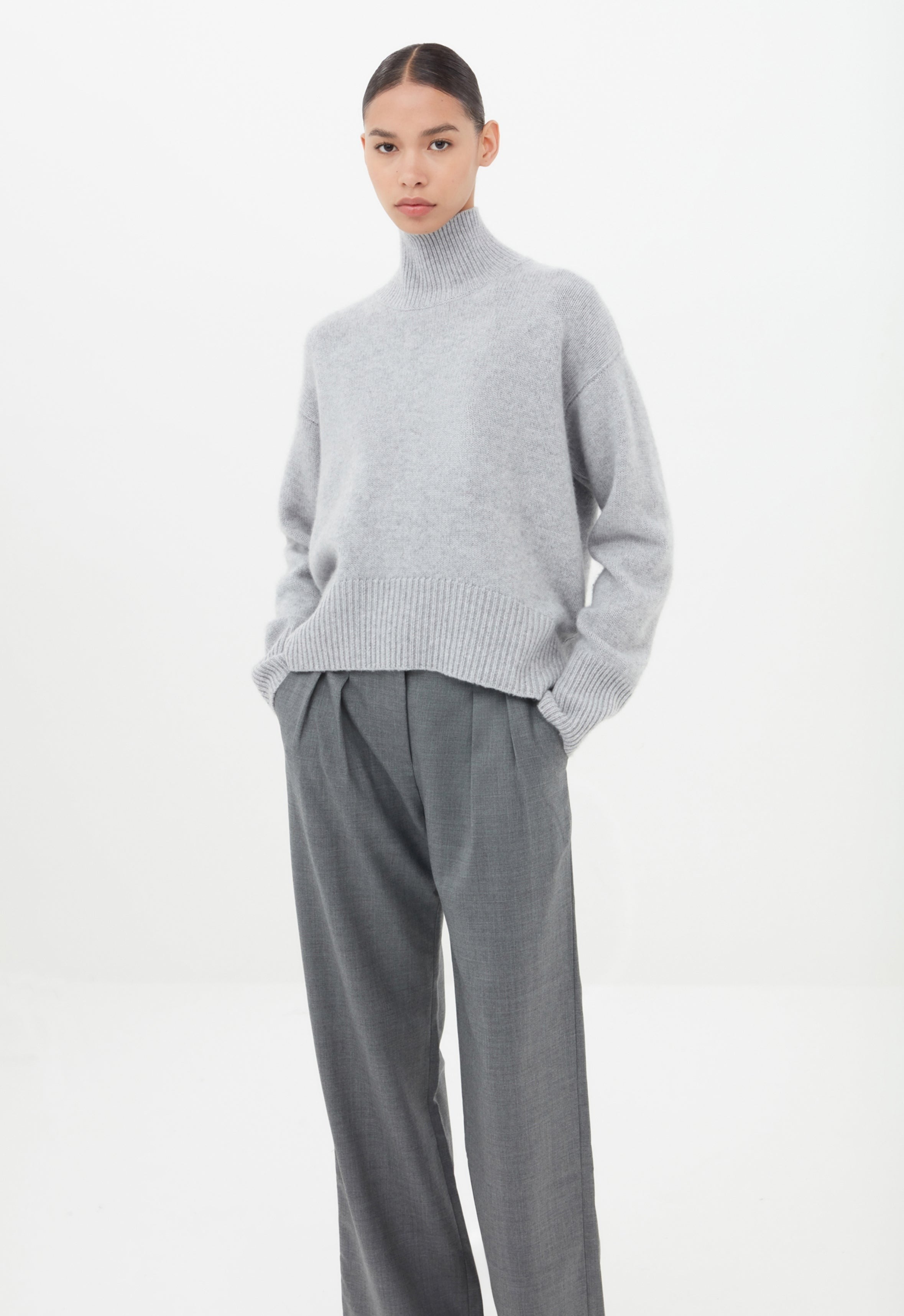 Roll Neck Cashmere Jumper