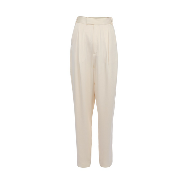 SILK TAILORED PANT CREAM